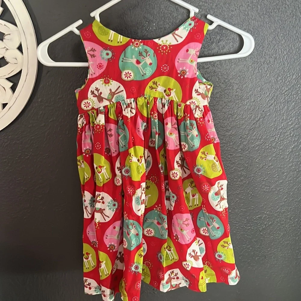 Jelly the Pug 3T Christmas holiday reindeer dress - Picture 4 of 4